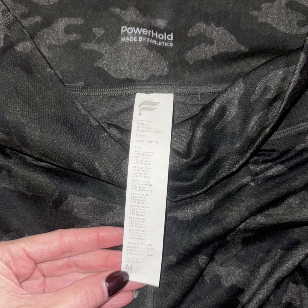 Fabletics Power Hold. Medium. Side Pockets. Black… - image 4